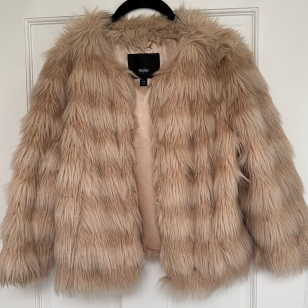 Mossimo Faux Fur Pink Jacket